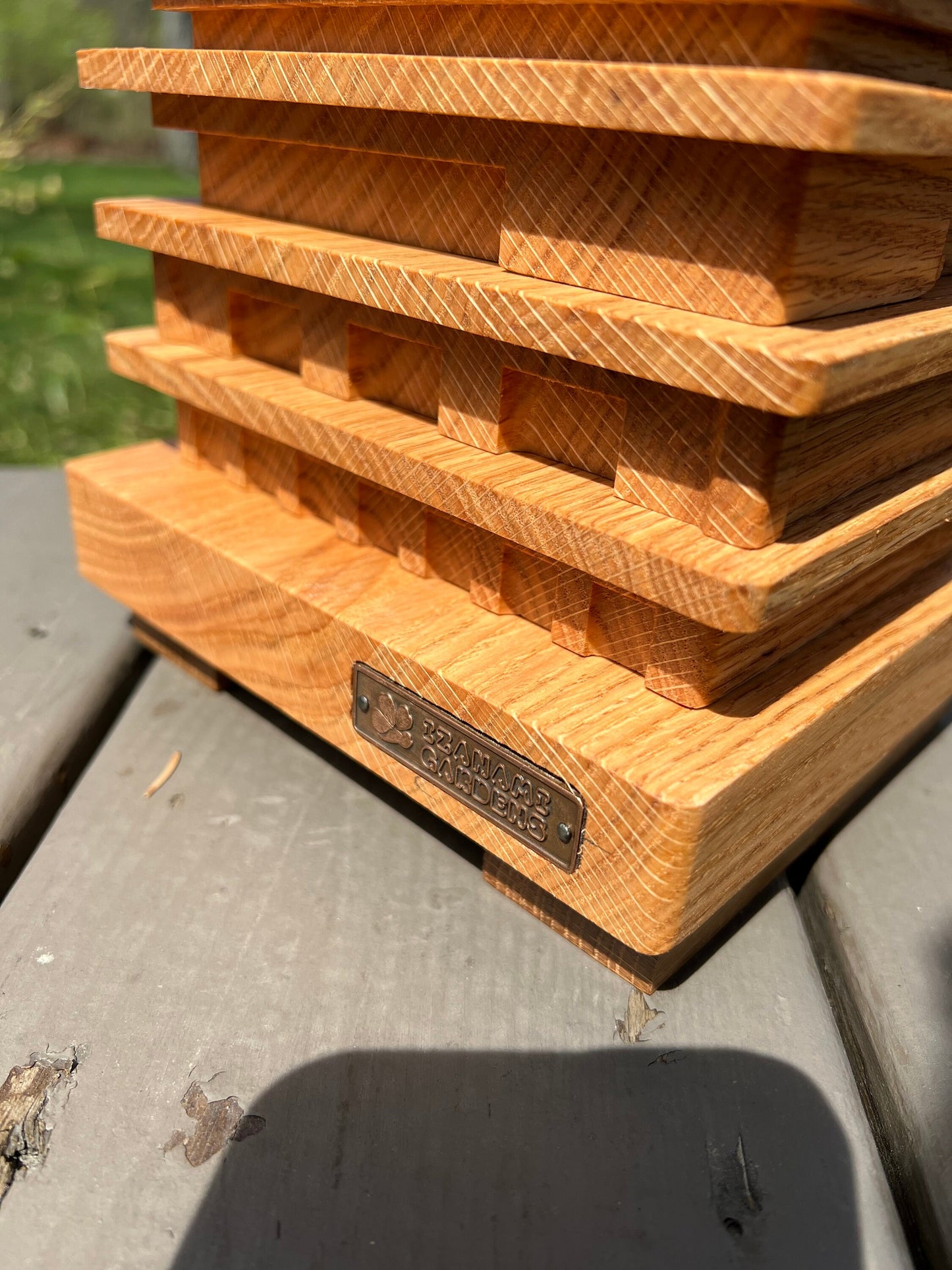White Oak Mason Bee House