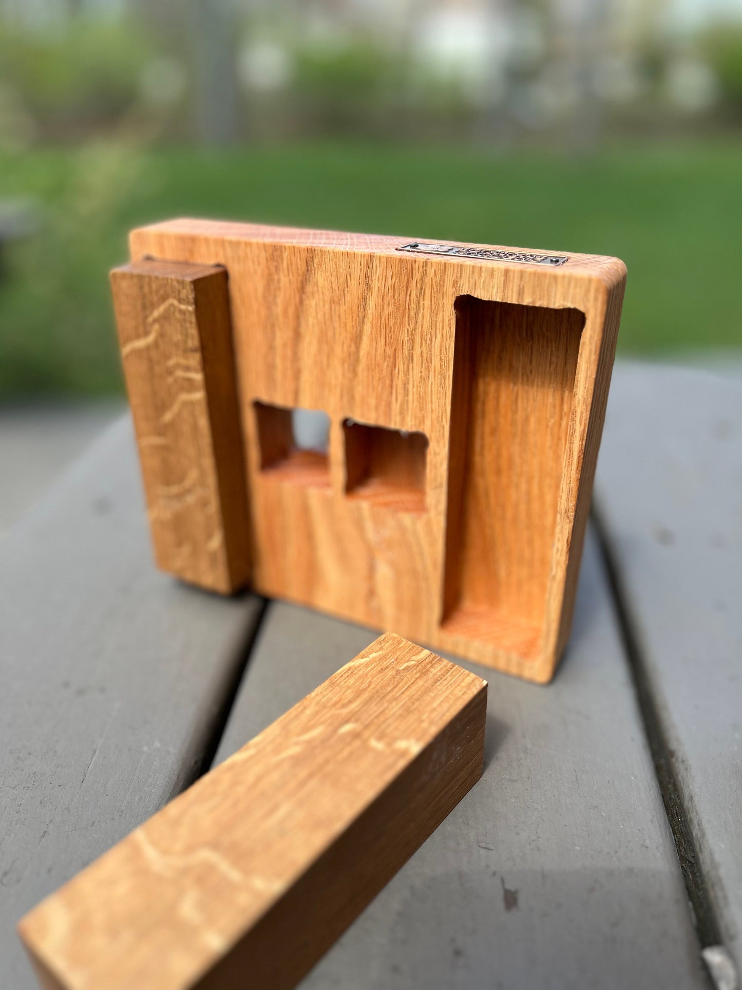 White Oak Mason Bee House
