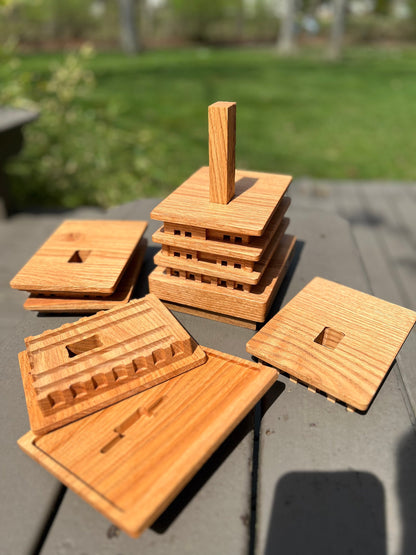 White Oak Mason Bee House