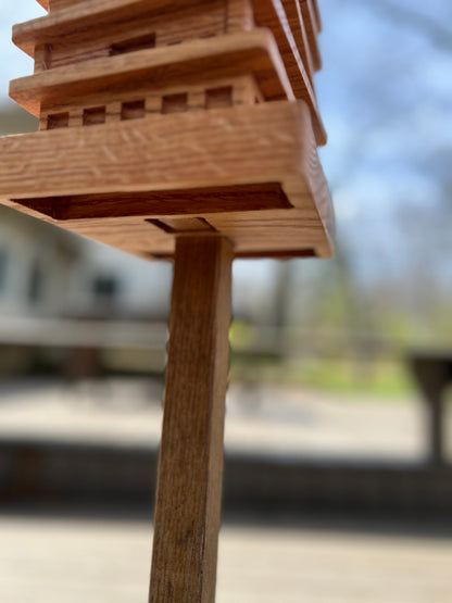 White Oak Mason Bee House
